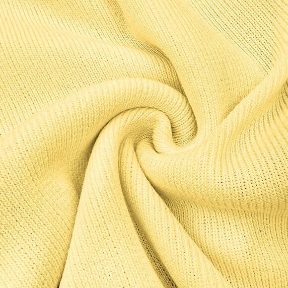 Yellow Casual Women's Metal Button Open Front Sleeveless Jacket - Picture 8 of 8